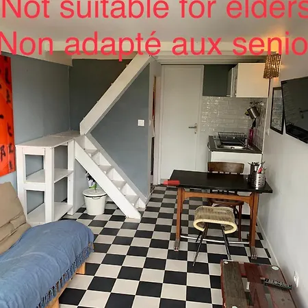 Eco Mezzanine Wifi Stationnement Rue Gratuit Terrasse Dans Jardin Tatil Evi *