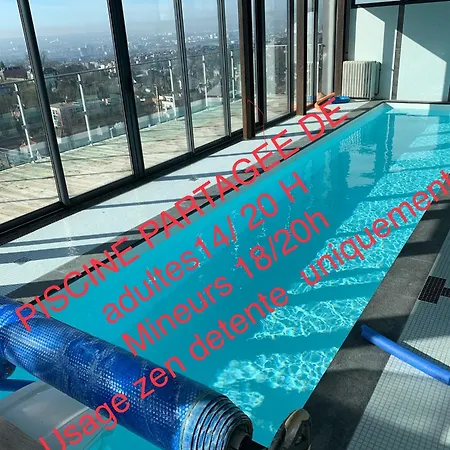 Eco Mezzanine Wifi Piscine Stationnement Gratuit Terrasse Dans Jardin Holiday home *