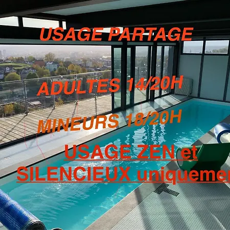 Holiday home Eco Mezzanine Wifi Piscine Stationnement Gratuit Terrasse Dans Jardin Rouen
