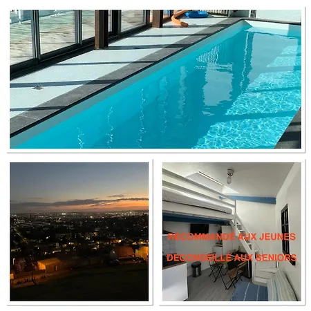 Eco Mezzanine Wifi Piscine Stationnement Gratuit Terrasse Dans Jardin Rouen